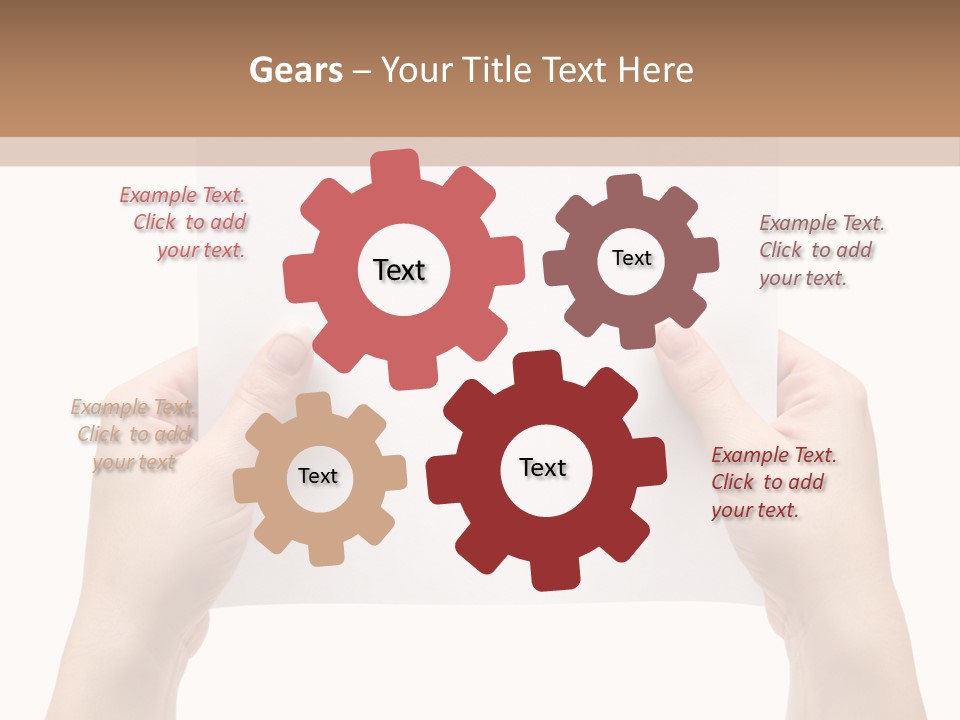 White Communicate Presenting PowerPoint Template