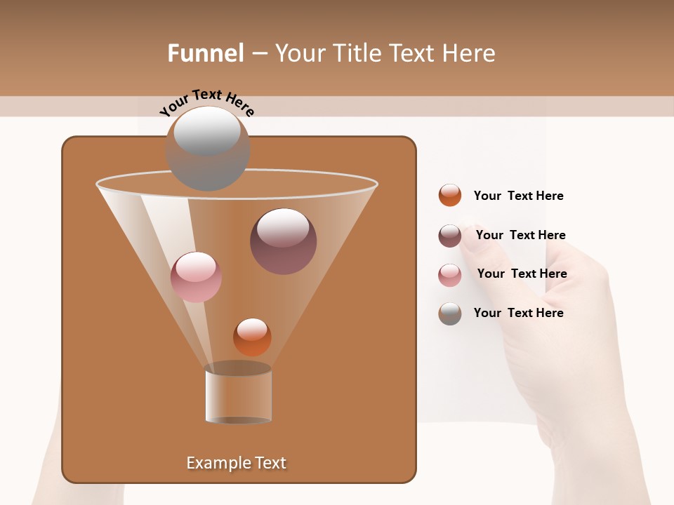 White Communicate Presenting PowerPoint Template