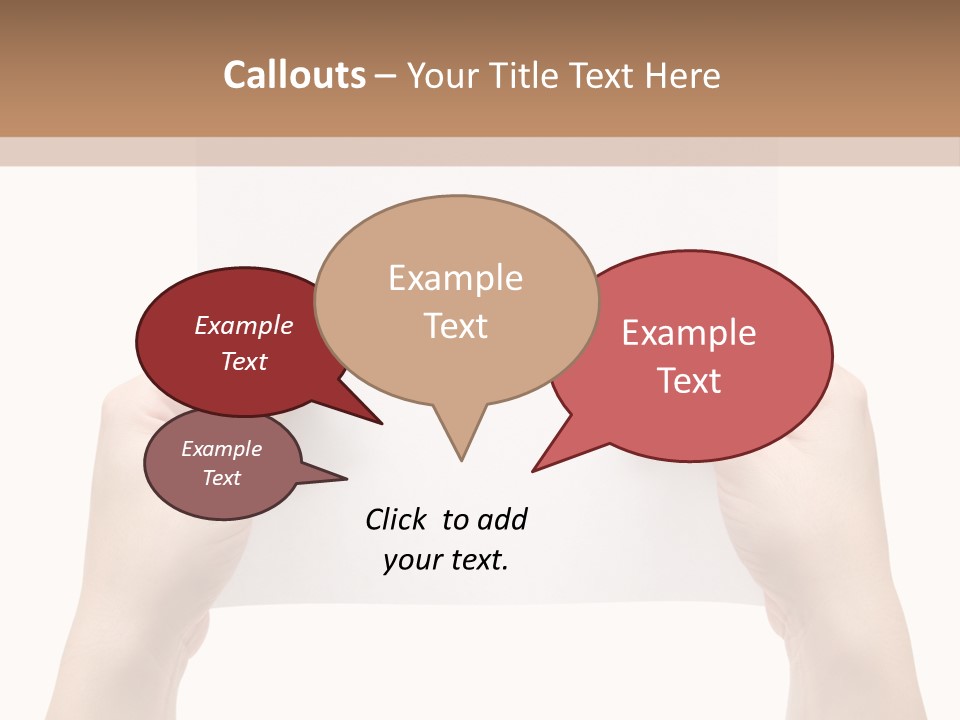 White Communicate Presenting PowerPoint Template
