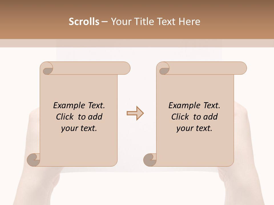 White Communicate Presenting PowerPoint Template