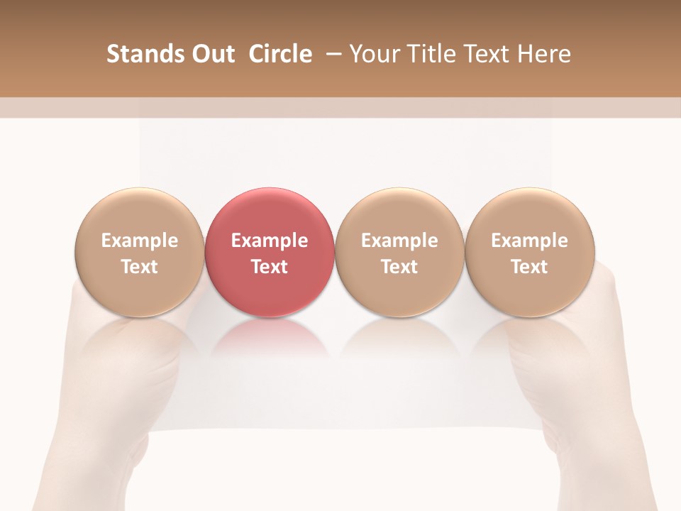 White Communicate Presenting PowerPoint Template