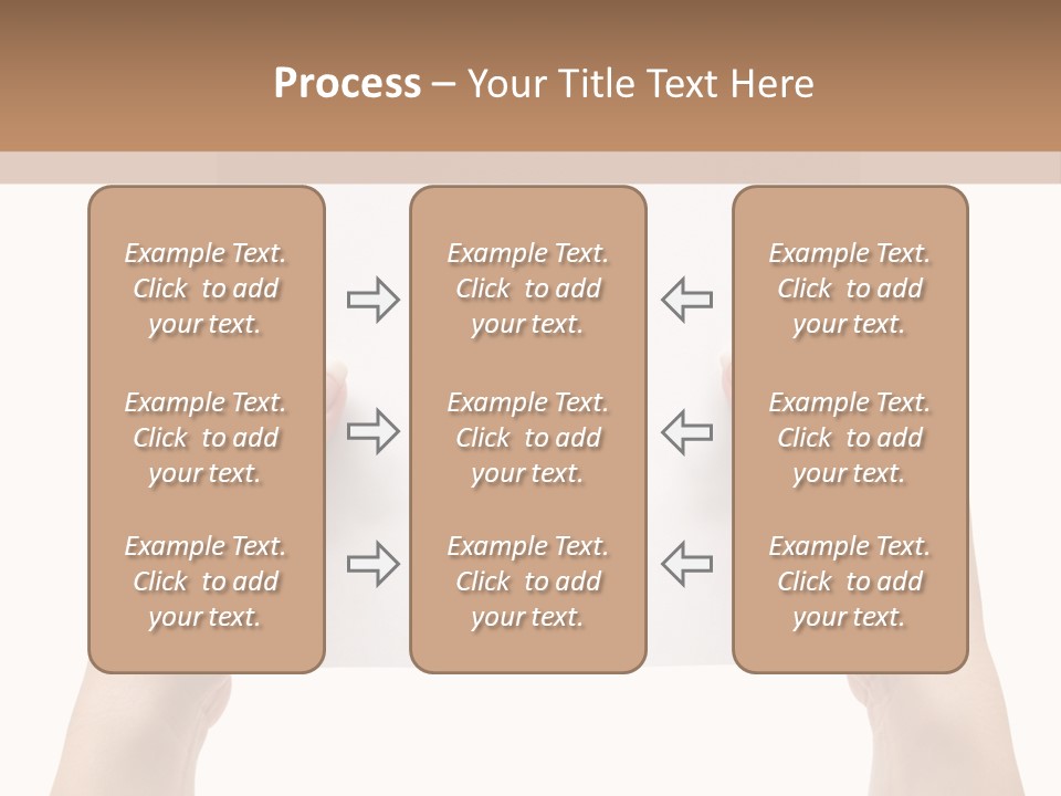 White Communicate Presenting PowerPoint Template