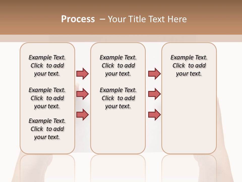 White Communicate Presenting PowerPoint Template
