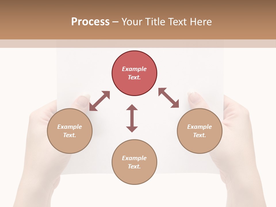 White Communicate Presenting PowerPoint Template