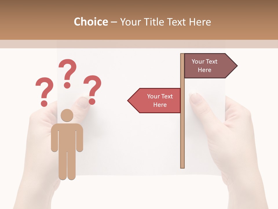White Communicate Presenting PowerPoint Template