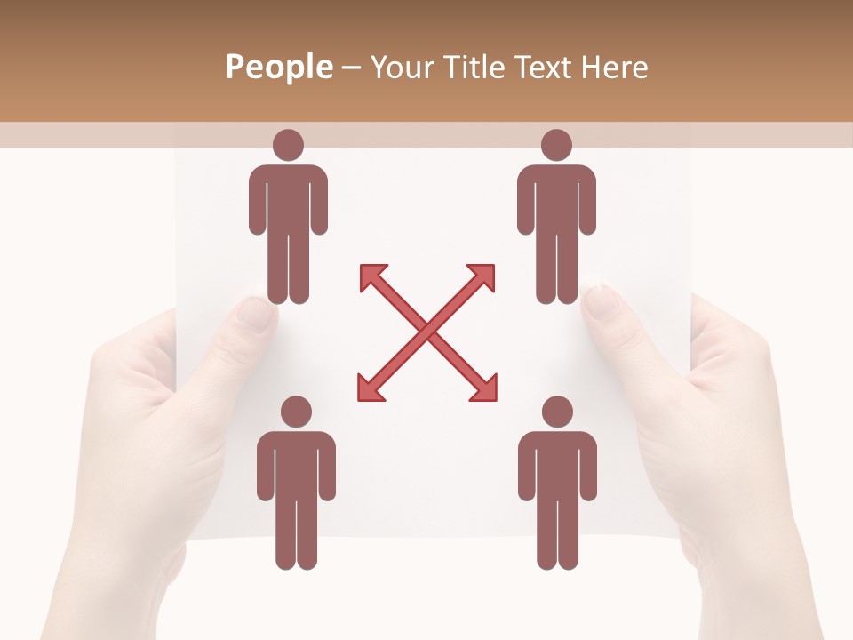 White Communicate Presenting PowerPoint Template