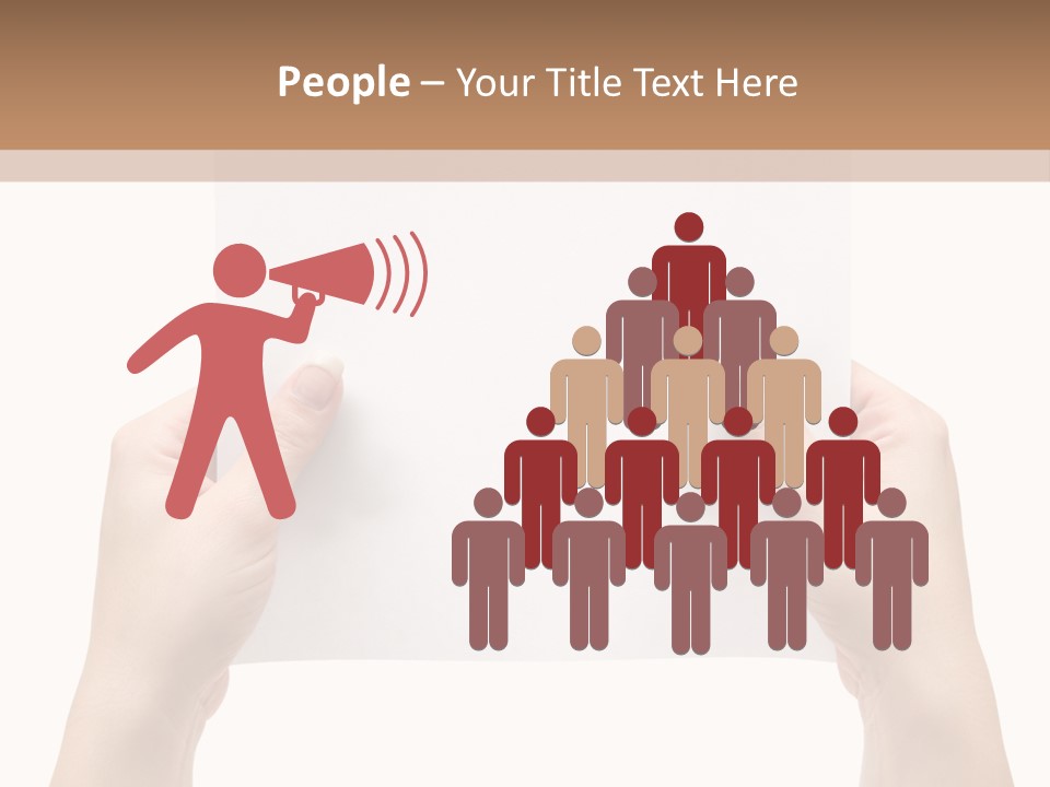 White Communicate Presenting PowerPoint Template