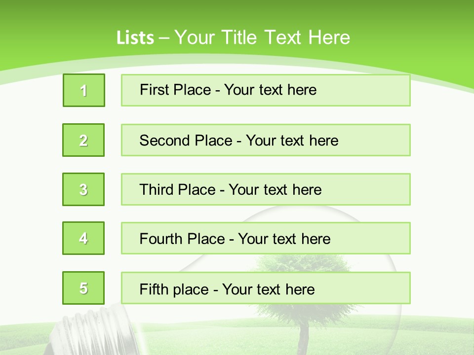 Power Ecologic Corkoak PowerPoint Template