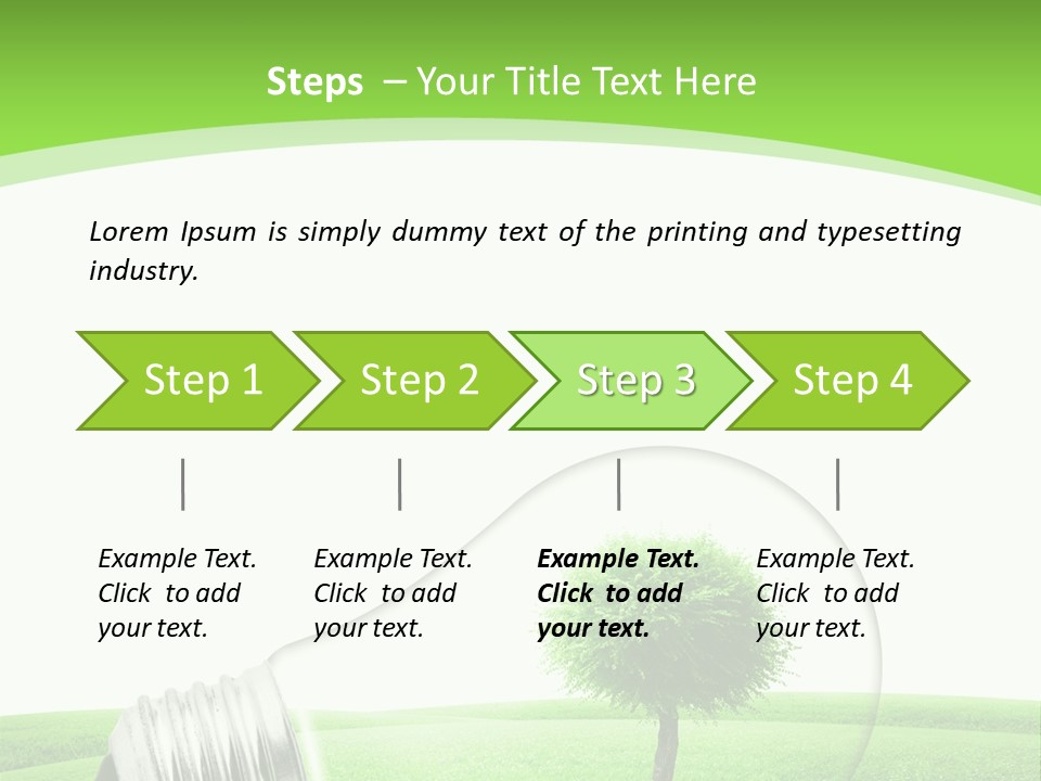 Power Ecologic Corkoak PowerPoint Template