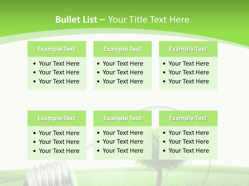Power Ecologic Corkoak PowerPoint Template