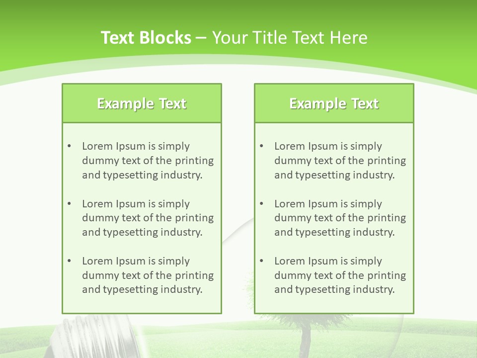 Power Ecologic Corkoak PowerPoint Template