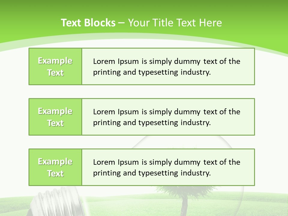 Power Ecologic Corkoak PowerPoint Template