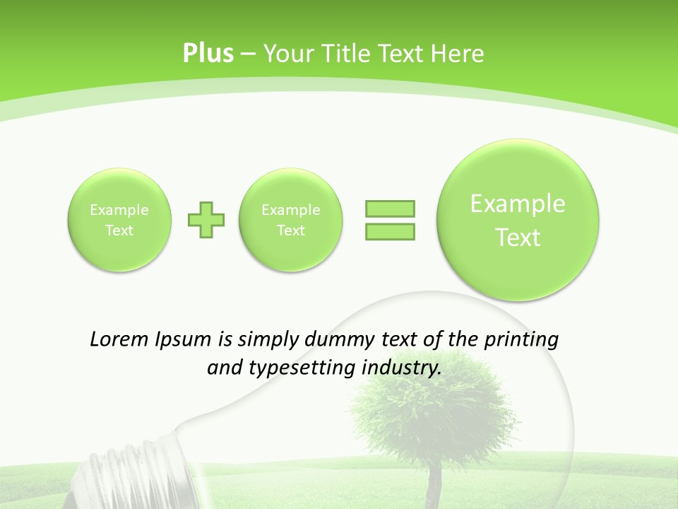 Power Ecologic Corkoak PowerPoint Template