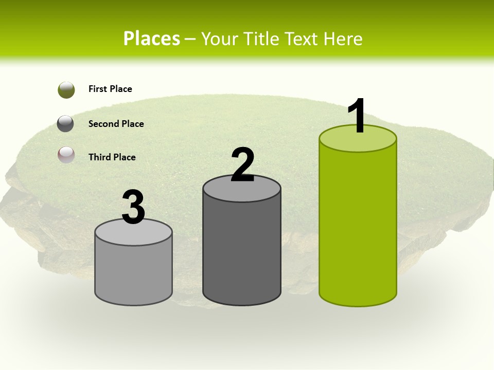 Air Floating Lawn Isolation PowerPoint Template