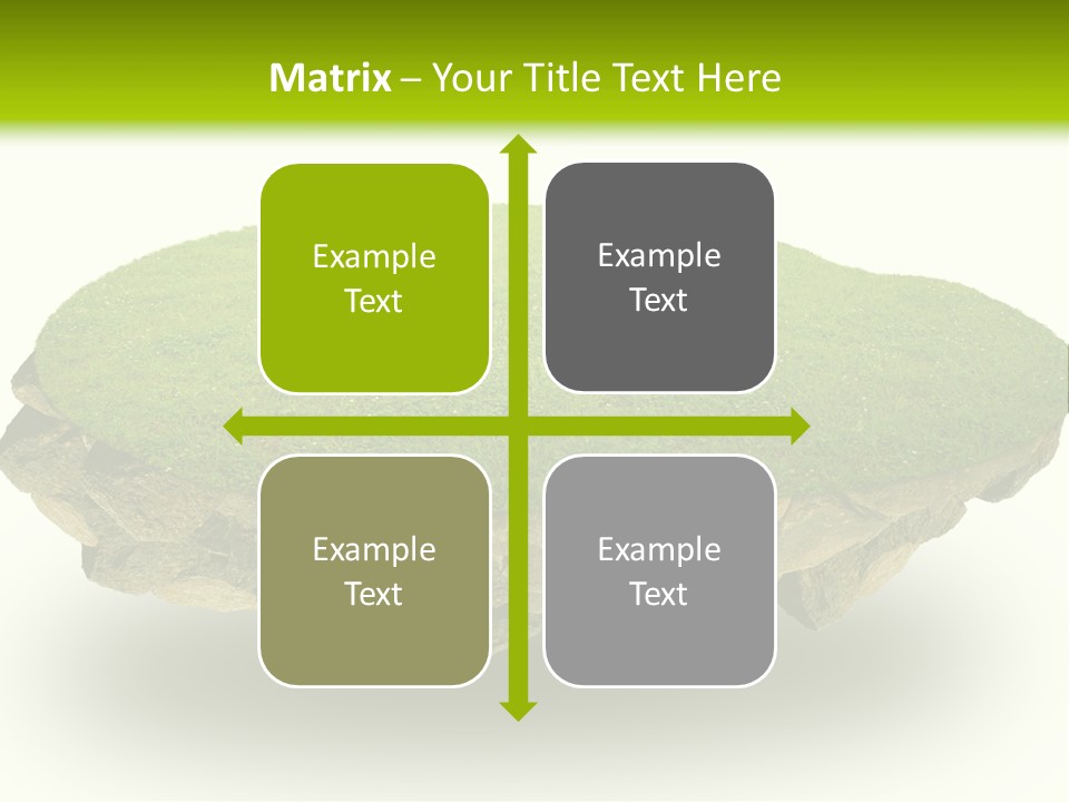 Air Floating Lawn Isolation PowerPoint Template