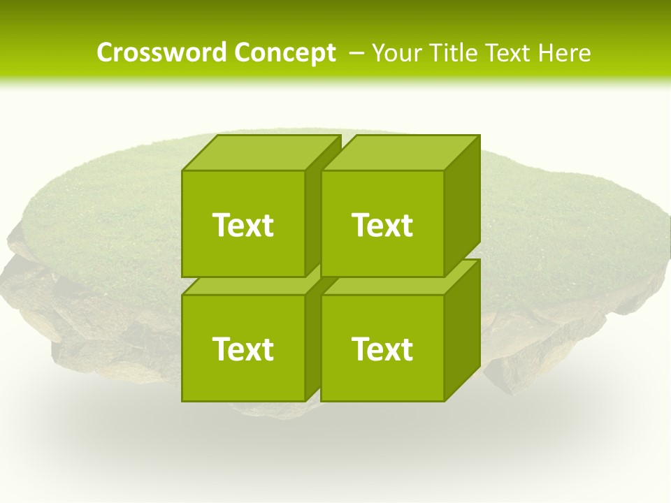 Air Floating Lawn Isolation PowerPoint Template