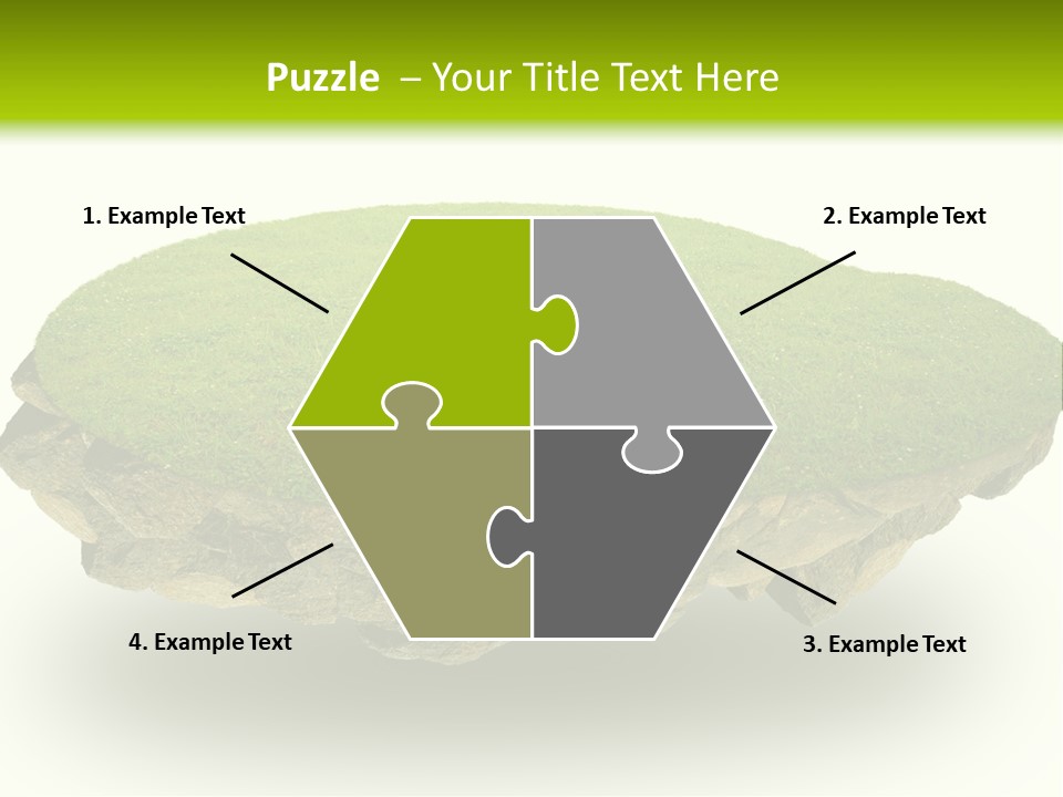 Air Floating Lawn Isolation PowerPoint Template