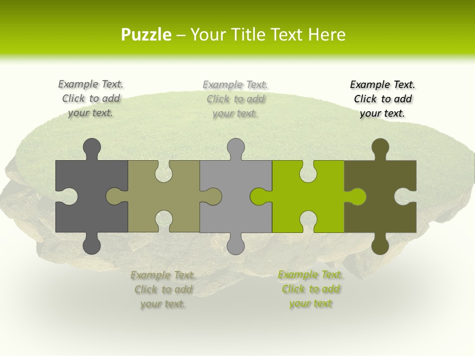 Air Floating Lawn Isolation PowerPoint Template