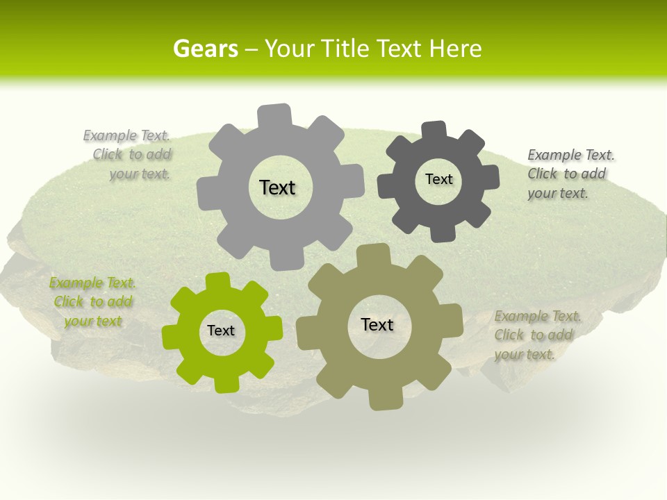 Air Floating Lawn Isolation PowerPoint Template