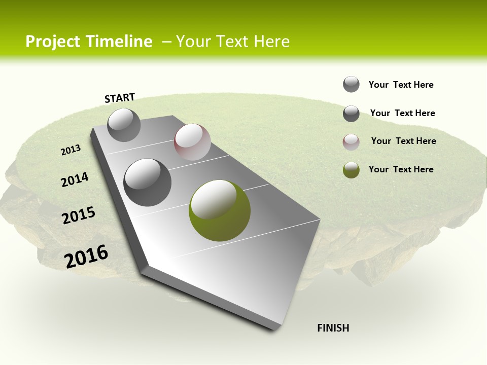 Air Floating Lawn Isolation PowerPoint Template