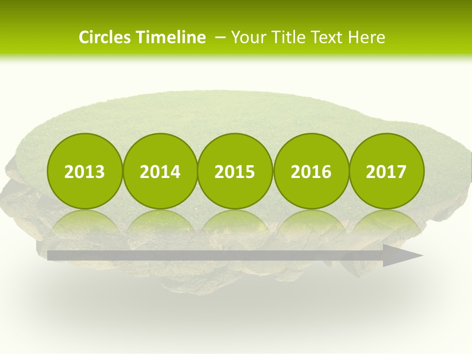 Air Floating Lawn Isolation PowerPoint Template