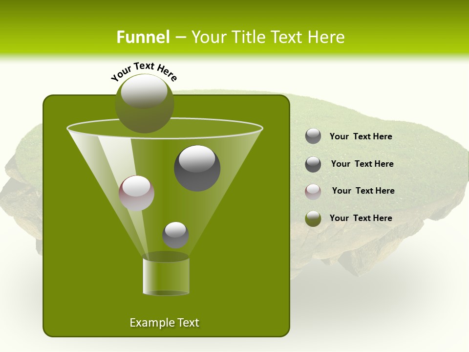 Air Floating Lawn Isolation PowerPoint Template