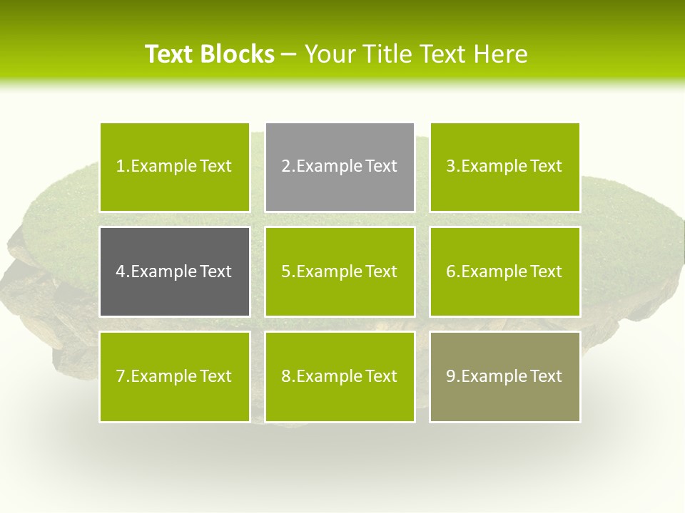 Air Floating Lawn Isolation PowerPoint Template