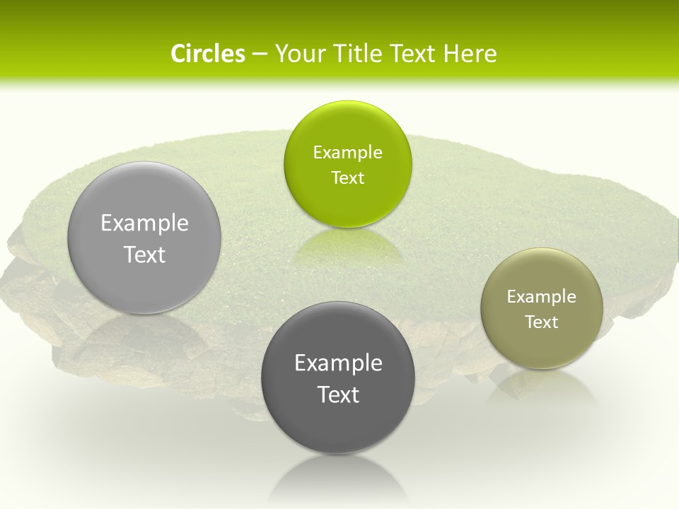 Air Floating Lawn Isolation PowerPoint Template