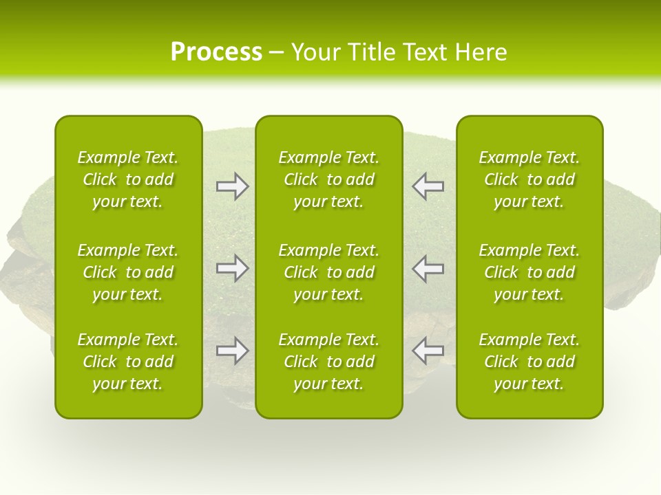 Air Floating Lawn Isolation PowerPoint Template