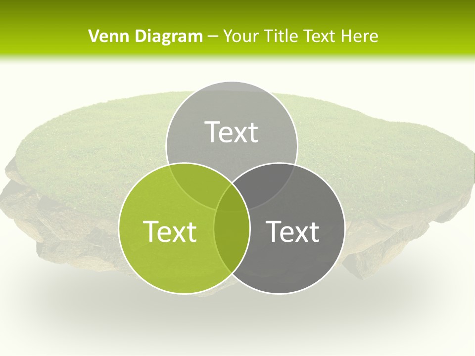 Air Floating Lawn Isolation PowerPoint Template