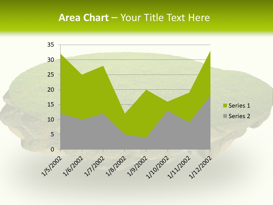 Air Floating Lawn Isolation PowerPoint Template