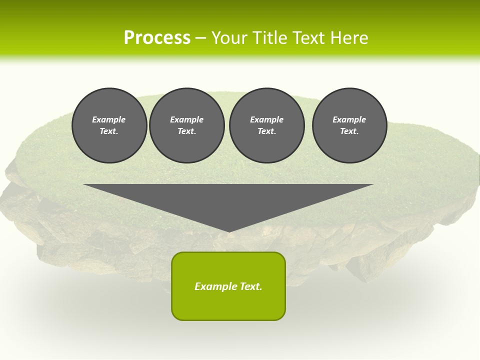 Air Floating Lawn Isolation PowerPoint Template