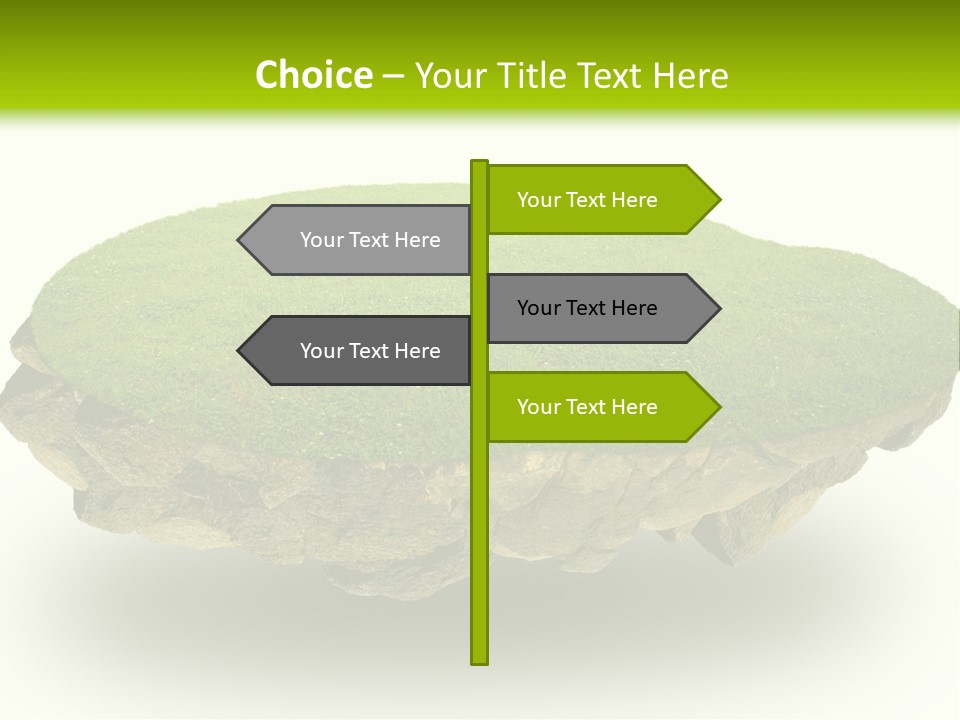 Air Floating Lawn Isolation PowerPoint Template
