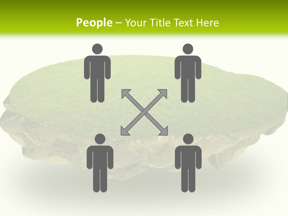 Air Floating Lawn Isolation PowerPoint Template