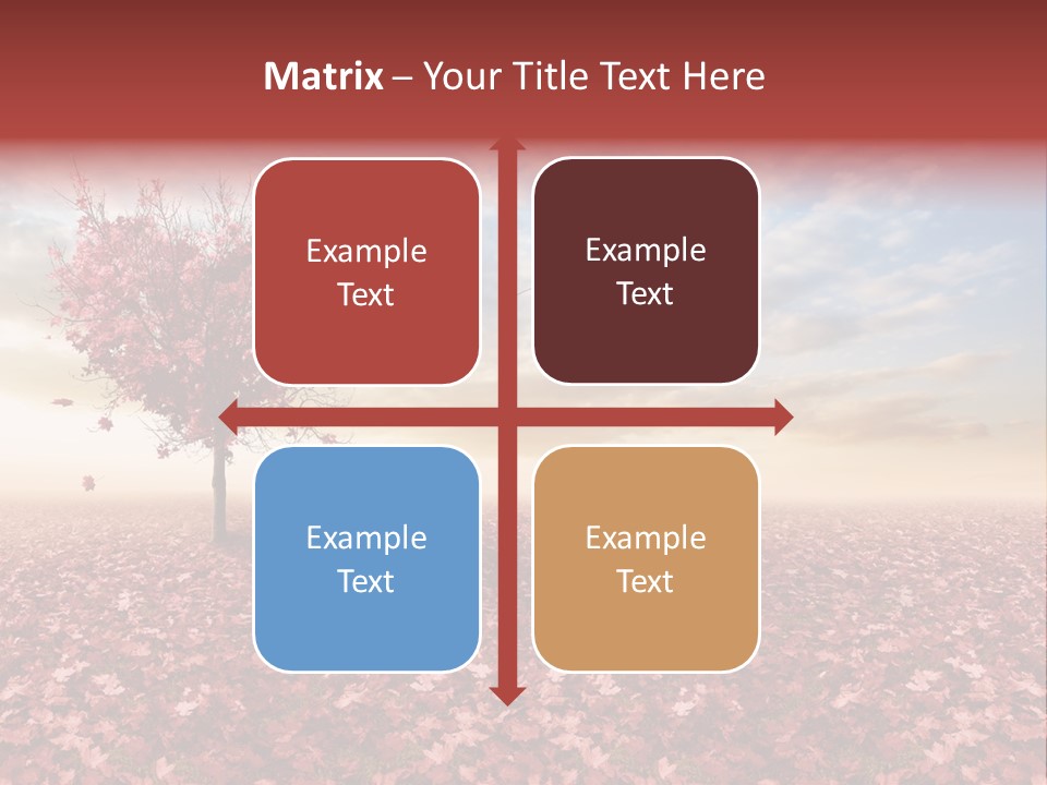 Beautiful Autumn Brown PowerPoint Template