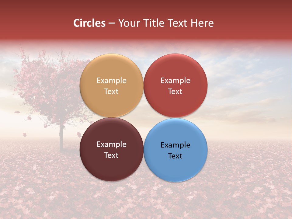 Beautiful Autumn Brown PowerPoint Template