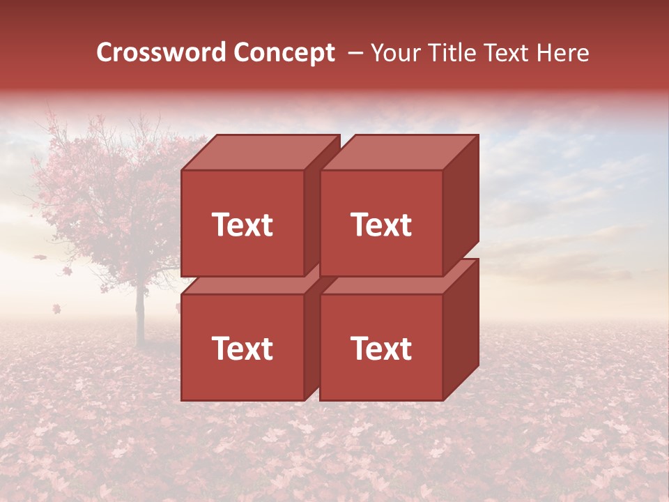 Beautiful Autumn Brown PowerPoint Template