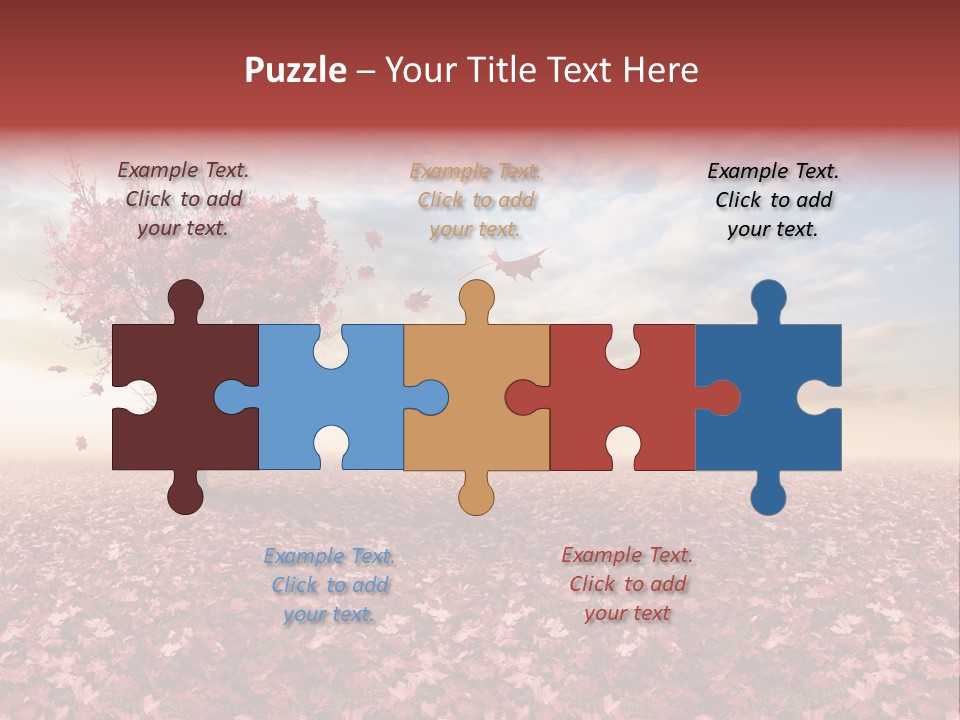 Beautiful Autumn Brown PowerPoint Template