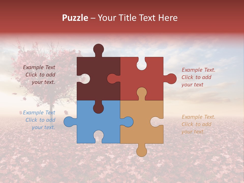 Beautiful Autumn Brown PowerPoint Template