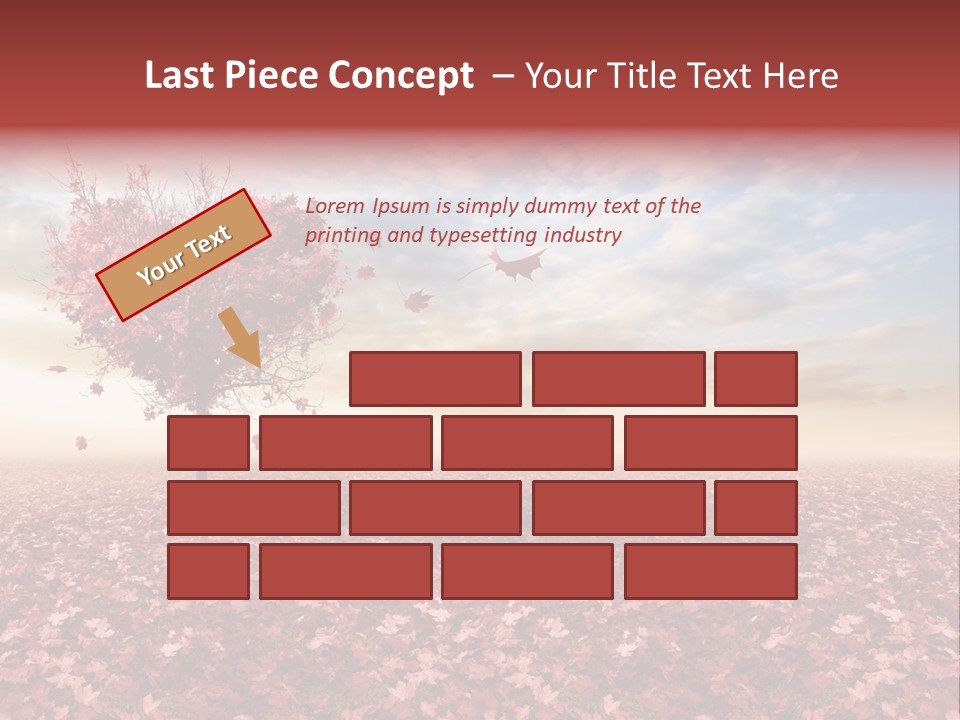 Beautiful Autumn Brown PowerPoint Template