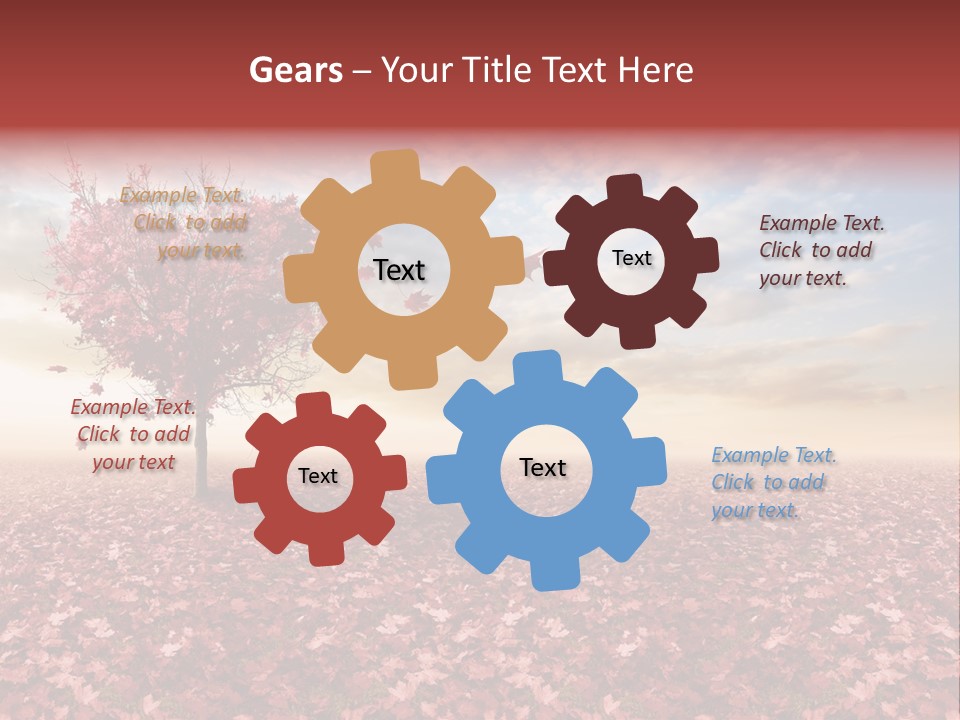 Beautiful Autumn Brown PowerPoint Template