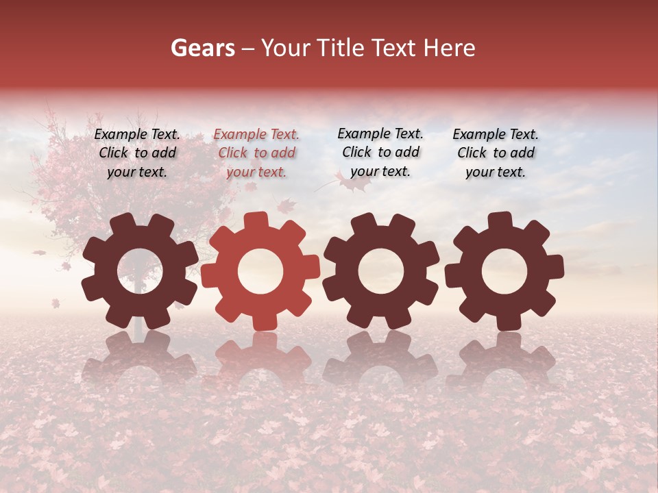 Beautiful Autumn Brown PowerPoint Template