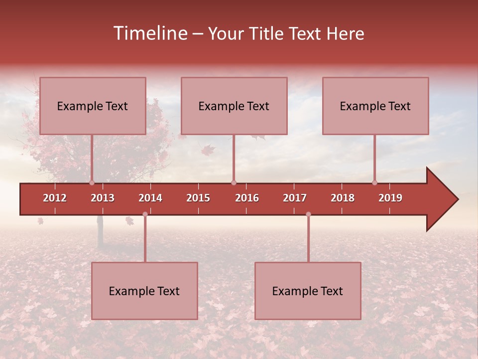 Beautiful Autumn Brown PowerPoint Template