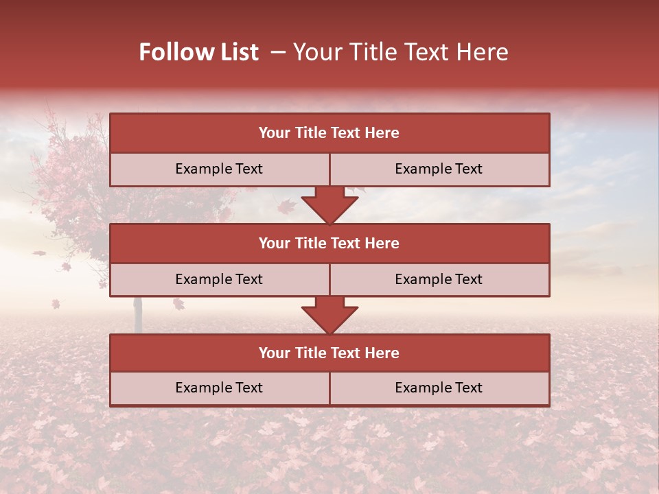 Beautiful Autumn Brown PowerPoint Template