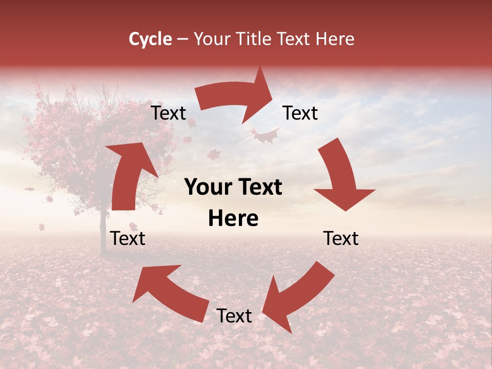 Beautiful Autumn Brown PowerPoint Template