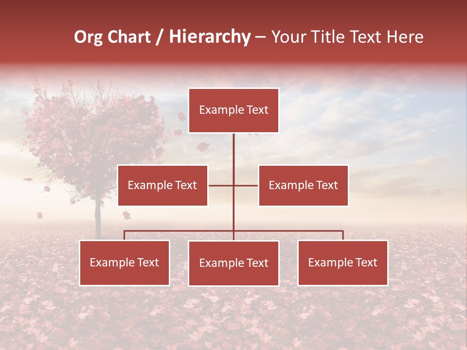 Beautiful Autumn Brown PowerPoint Template