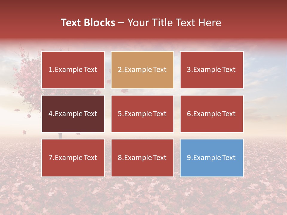 Beautiful Autumn Brown PowerPoint Template