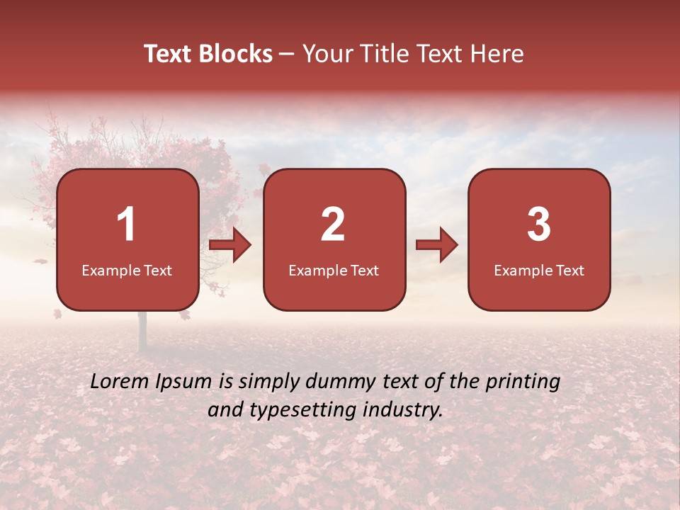 Beautiful Autumn Brown PowerPoint Template