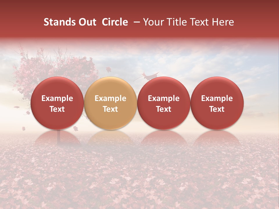 Beautiful Autumn Brown PowerPoint Template