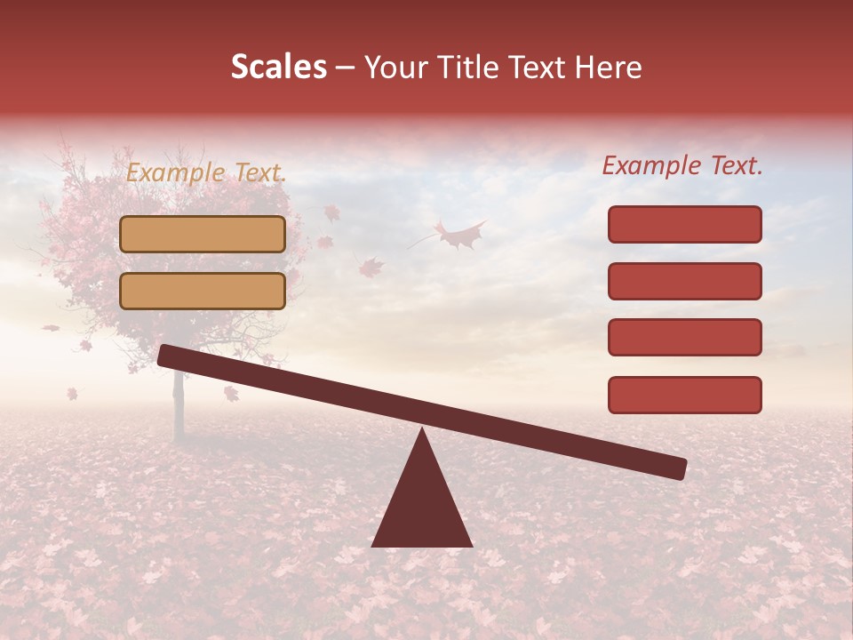 Beautiful Autumn Brown PowerPoint Template